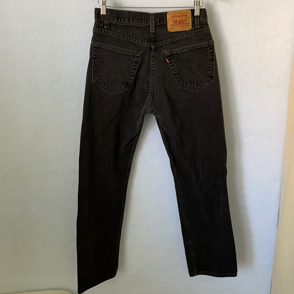 Levi’s 505 Black Regular Fit StraightLeg Jeans - Picture 4 of 11